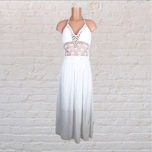 White boutique beach dress